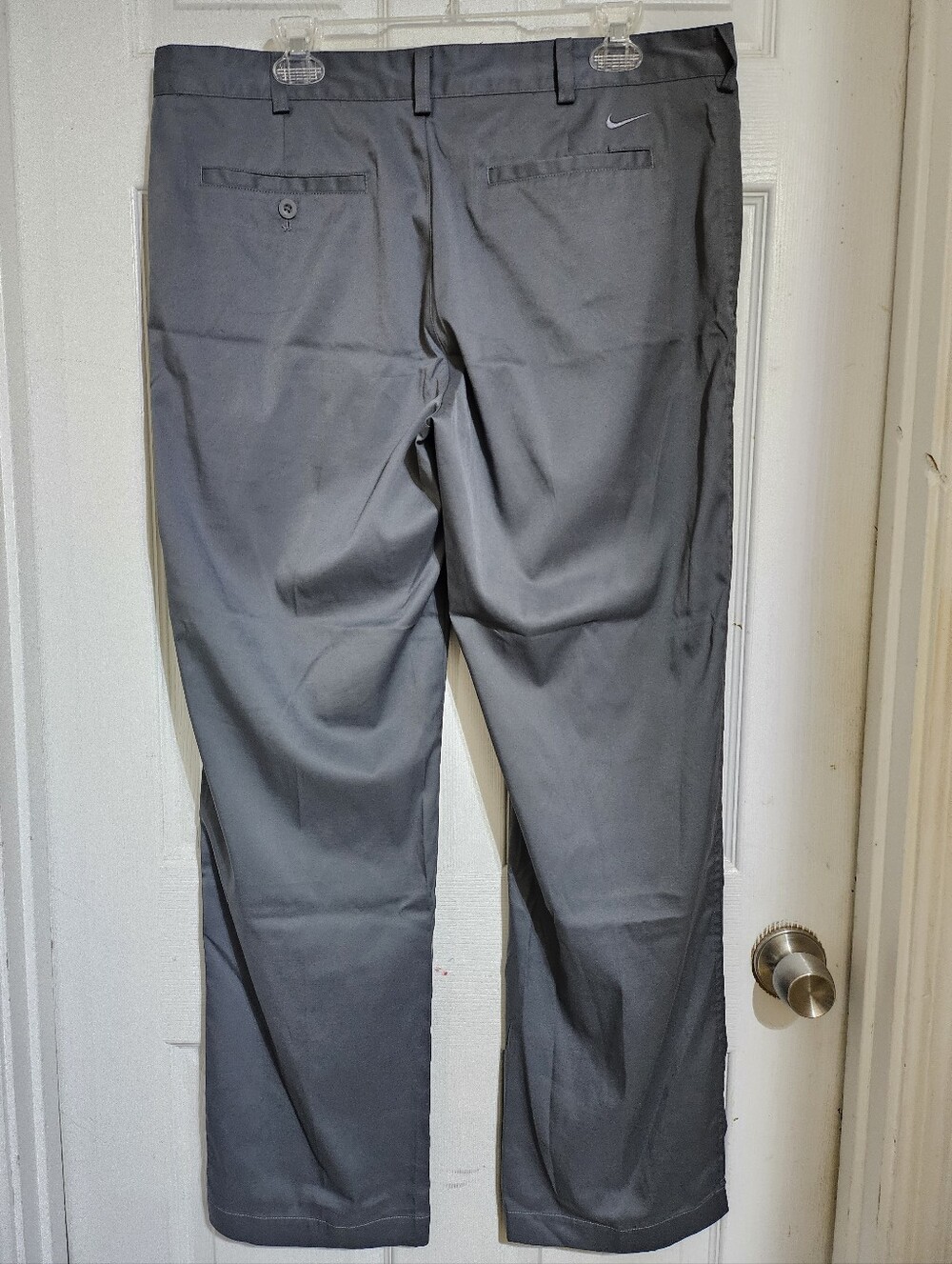 NIKE GOLF DRI-FIT FLAT FRONT CASUAL PANTS MEN'S 36X32 GRAY